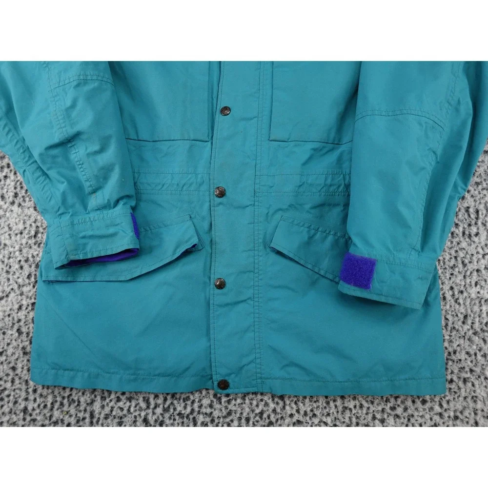 The North Face Mountain Light Jacket Mens Small Teal Purple Good Vintage 90s USA